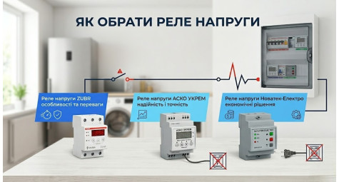 Як обрати реле напруги