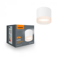 Світильник VIDEX під лампу GX53 накладний Білий (VL-SPF25A-W)
