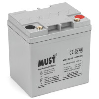 Акумулятор мультигелевий Must 12 В 50 Ач
