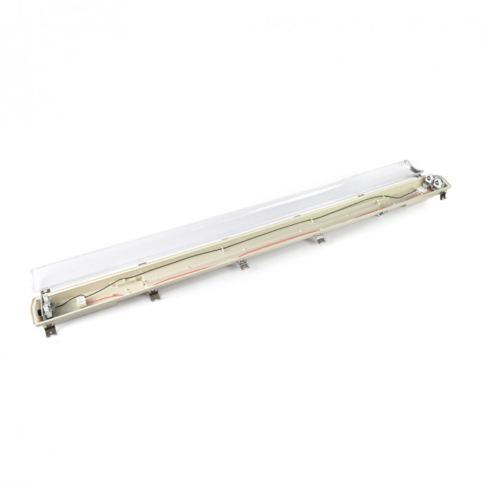 LED світильник IP65 лінійний під лампу 2хТ8 VIDEX 1,2М 220V
