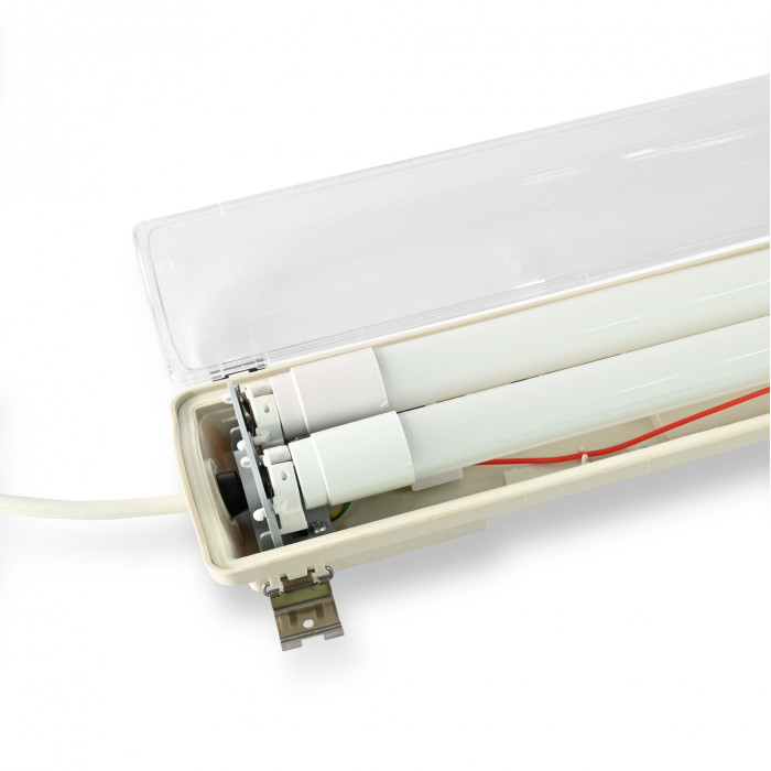 LED світильник IP65 лінійний під лампу 2хТ8 VIDEX 1,2М 220V