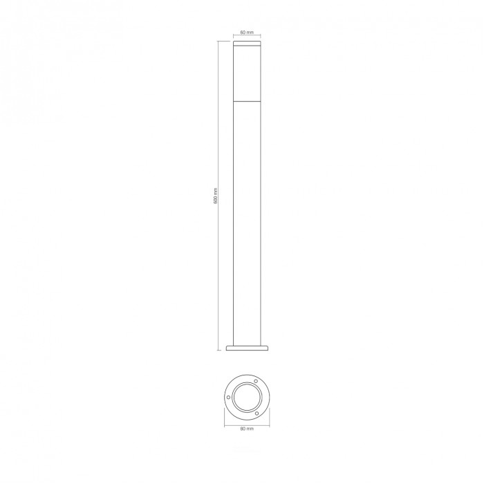 LED Светильник архитектурный AR09061B IP54 VIDEX GU10