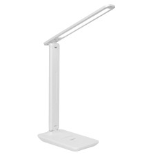 Настільная лампа світлодіодна LUXEL 6W IP20 (БІЛИЙ) +АКУМУЛЯТОР, USB (TL-15W)