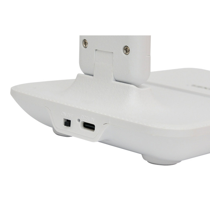 Настільная лампа світлодіодна LUXEL 6W IP20 (БІЛИЙ) +АКУМУЛЯТОР, USB (TL-15W)