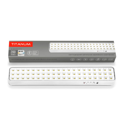 LED светильник аварийный TITANUM 60 LED 6500K
