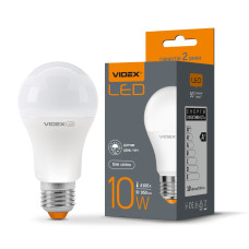 LED лампа (датчик день/ночь) VIDEX A60e 10W E27 4100К 220V