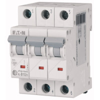 Автоматический выключатель Eaton HL-C10/3, 3-полюсный, 10 А, хар-ка C, 4,5 кА (арт. 194789)