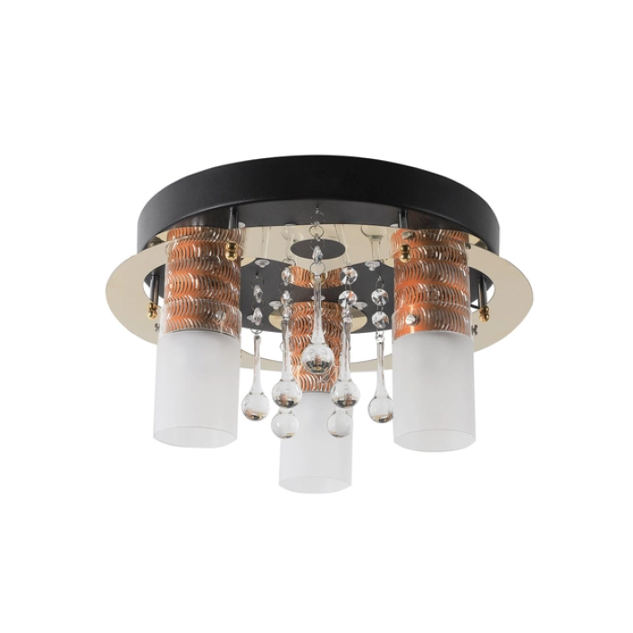 Люстра Sirius N 8080-3 BK+GD