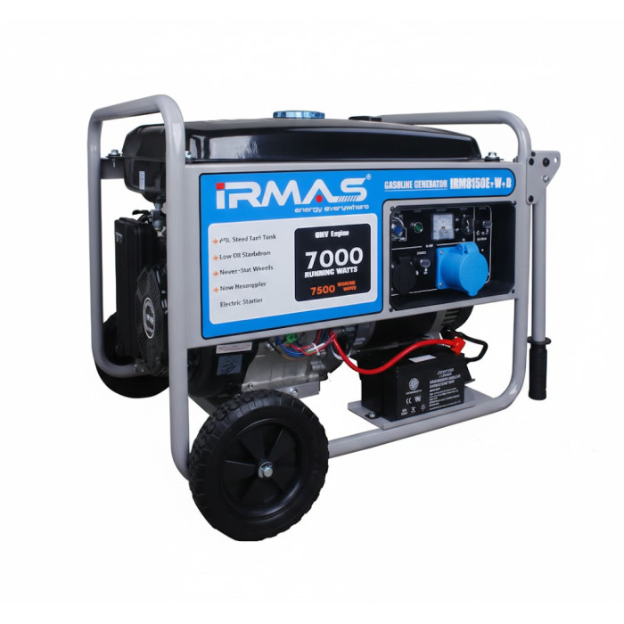 Генератор бензиновый IRMAS IRM8150E+W+B