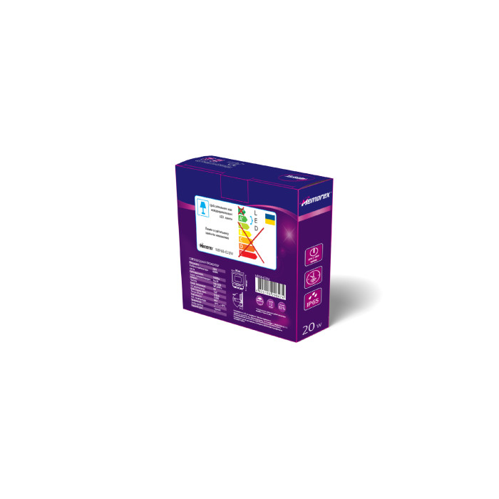 Прожектор LED Memorex MEF6B-020W 6500k чорний