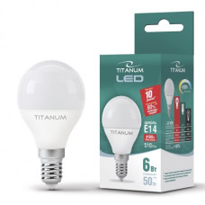 LED лампа TITANUM G45 6W E14 4100K 220V