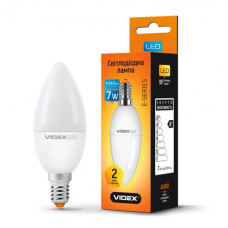 LED лампа VIDEX C37e 7W E14 3000K 220V