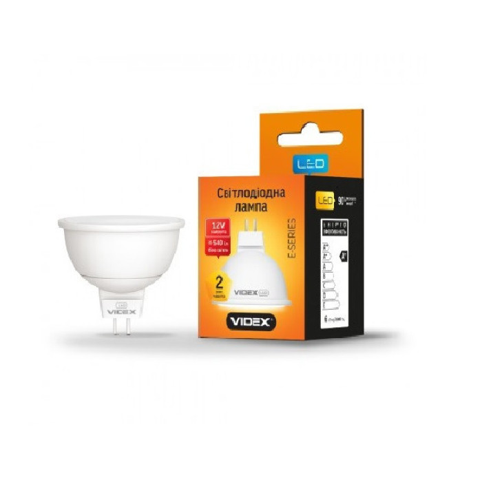LED лампа VIDEX MR16e12V 6W GU5.3 4100K