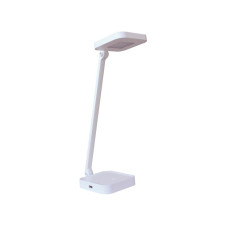 Світлодіодний настільний світильник Luxel 8W (TL-08B)+USB Біла