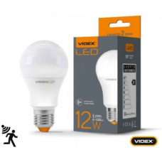 LED лампа з датчиком руху VIDEX A60e 12W E27 4100K 220V
