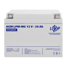 Акумулятор мультигелевий LPM-MG 12V - 26 Ah
