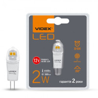 LED лампа VIDEX G4C 2W G4 4100K 12V
