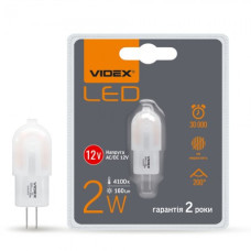 LED лампа VIDEX G4e 2W G4 4100К 12V