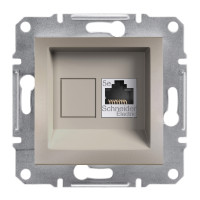 Розетка комп'ютерна RJ45 UTP КАТ Asfora бронза (EPH4300169)