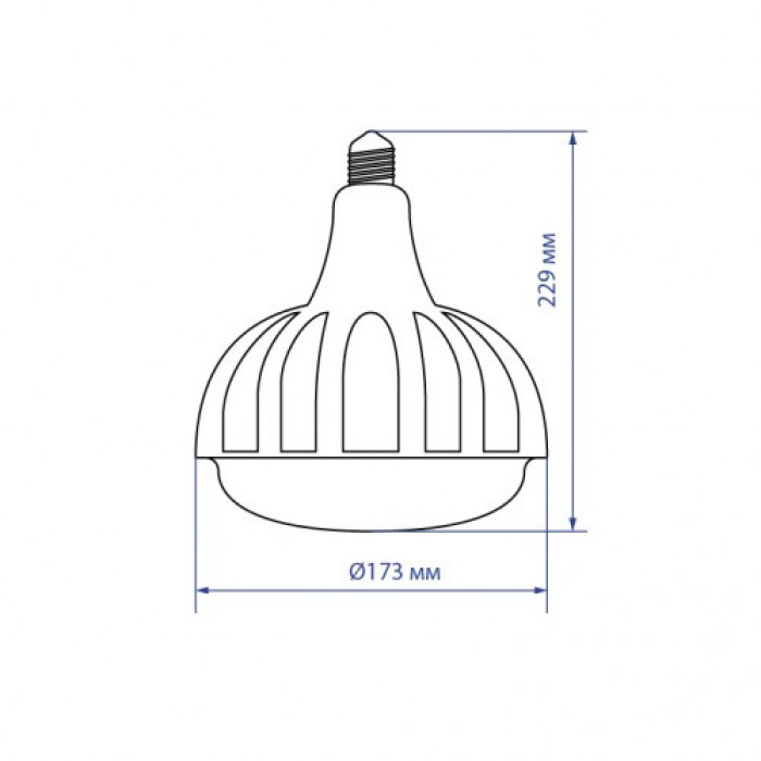 Світлодіодна лампа Feron LB-651 100W Е27-E40 6500K