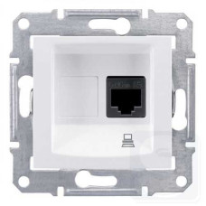 Комп'ютерна розетка Sedna RJ45 5e UTP Біла (SDN4300121)