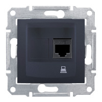 Комп'ютерна розетка Sedna RJ45 5e UTP Графіт (SDN4300170)