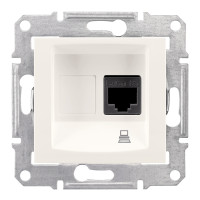 Компьютерная розетка Sedna RJ45 5e UTP Слоновая кость (SDN4300123)