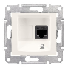 Комп'ютерна розетка Sedna RJ45 5e UTP Слонова кістка (SDN4300123)