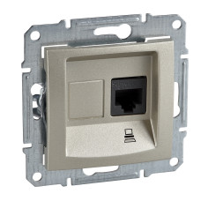 Комп'ютерна розетка Sedna RJ45 5e UTP Титан (SDN4300168)