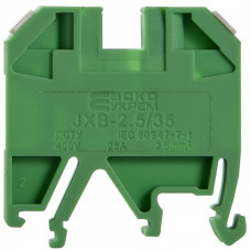 Клеммник JXB 2,5 / 35 зеленый