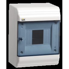 Щит пластиковий ЩРН-П-04, 4 модулі зовнішні, 112х200х96, ІЕК