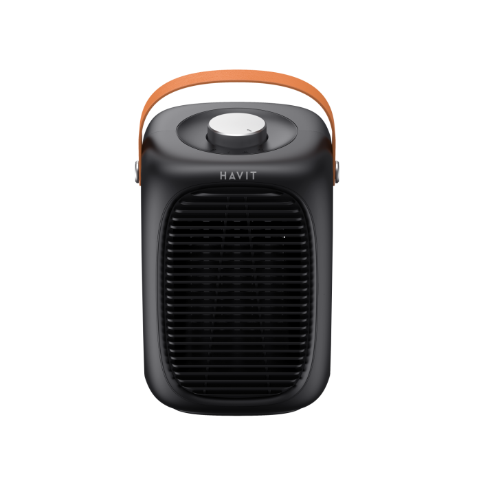 Тепловентилятор HAVIT HV-HT1225 1000W Black Тепловентилятор HAVIT HV-HT1225 1000W Black