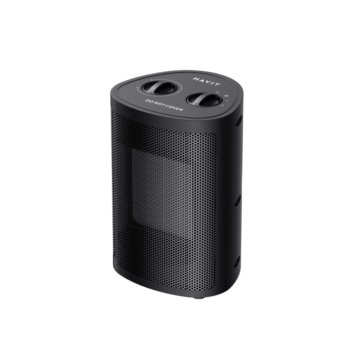 Тепловентилятор HAVIT HV-HT1227 1500W Black Тепловентилятор HAVIT HV-HT1227 1500W Black