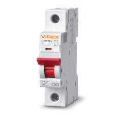 Автоматический выключатель VIDEX RESIST RS4 1п 50А С 4,5кА