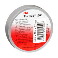 3М 1500-1510 Клейка стрічка (15мм/10м) сіра