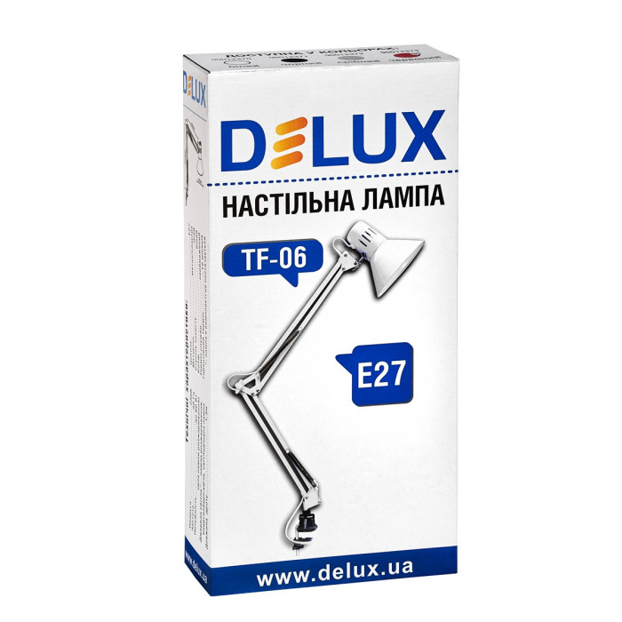 Светильник настольный DELUX TF-06_E27 красный