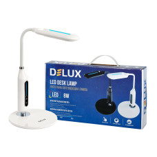 Светильник светодиодный настольный DELUX_TF-510_8 Вт LED 3000K-4000K-6000K белый