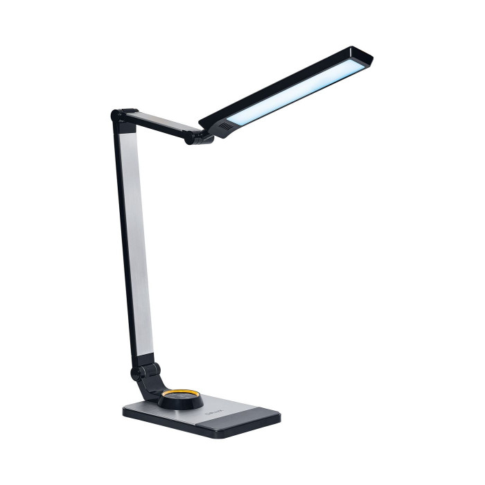 Светильник светодиодный настольный DELUX_TF-520_10 Вт LED 3000K-4000K-6000K_USB серебристый