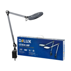 Светильник светодиодный настольный DELUX_TF-530_10 Вт LED 3000K-4000K-6000K черный