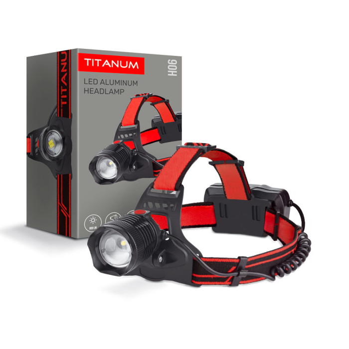 Налобный светодиодный фонарик TITANUM TLF-H06 800 лм 6500K 27329