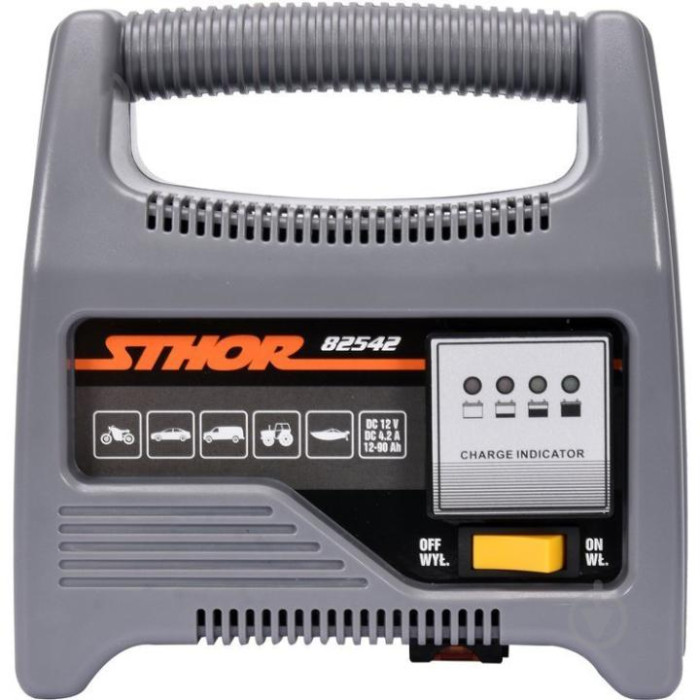 Зарядное устройство для аккумуляторов SHTOR 82541 12В, 2,8 А, 230 В
