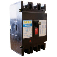 Автоматичний вимикач УкрЕМ ВА-2004/250 3р 200А АсКо