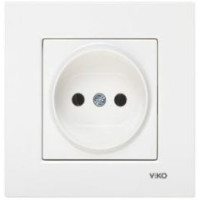 Розетка без заземления белая ViKO Karre 90960007