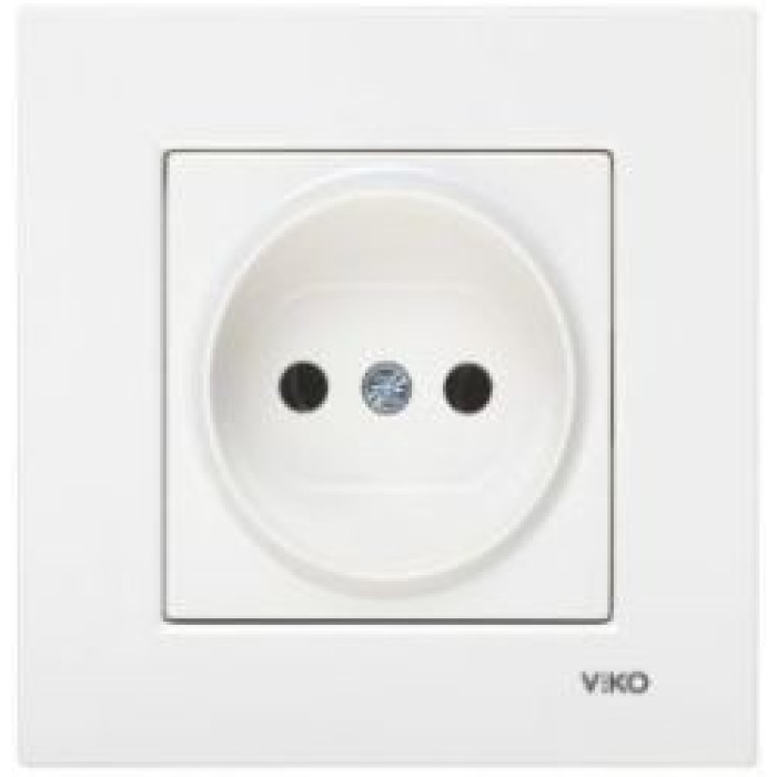 Розетка без заземления белая ViKO Karre 90960007