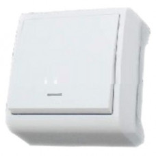 Выключатель 1-кл с подсветкой IP20 VERA 90681019