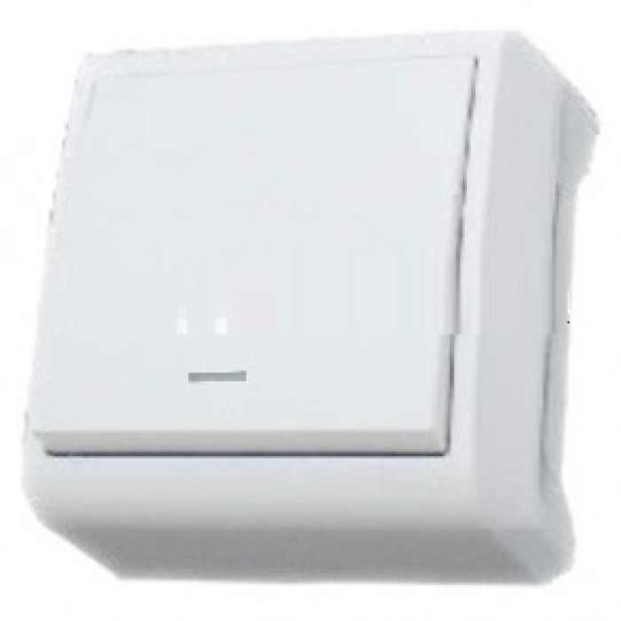Вимикач 1-кл з підсвіткою IP20 VERA  90681019