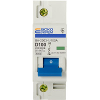 Автоматический выключатель УКРЕМ ВА-2003 1р 100А АсКо