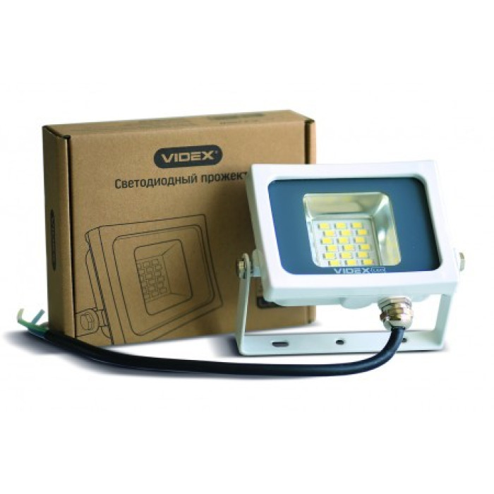 Прожектор LED VIDEX 10W 5000K 220V White (VL-F105W)