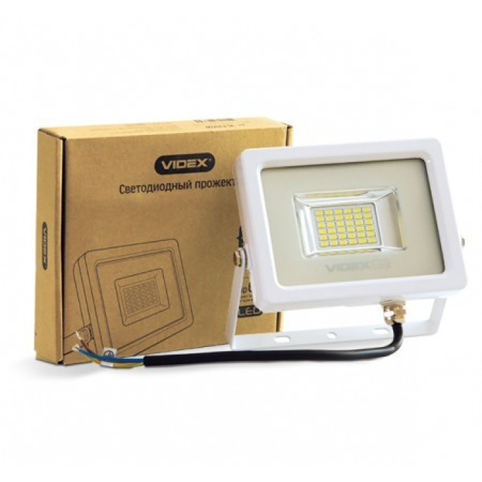 Прожектор LED VIDEX 20W 5000K 220V White (VL-F205W)
