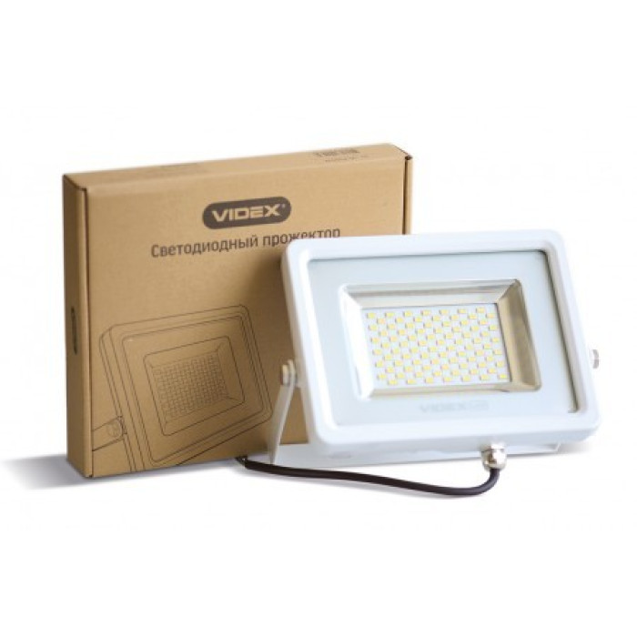 Прожектор LED VIDEX 50W 5000K 220V White (VL-F505W)